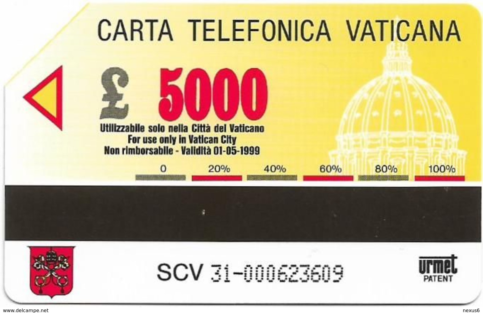 Vatican - Giardini Vaticani - 5.000V₤, 1997, 25.900ex, Used - Vaticano