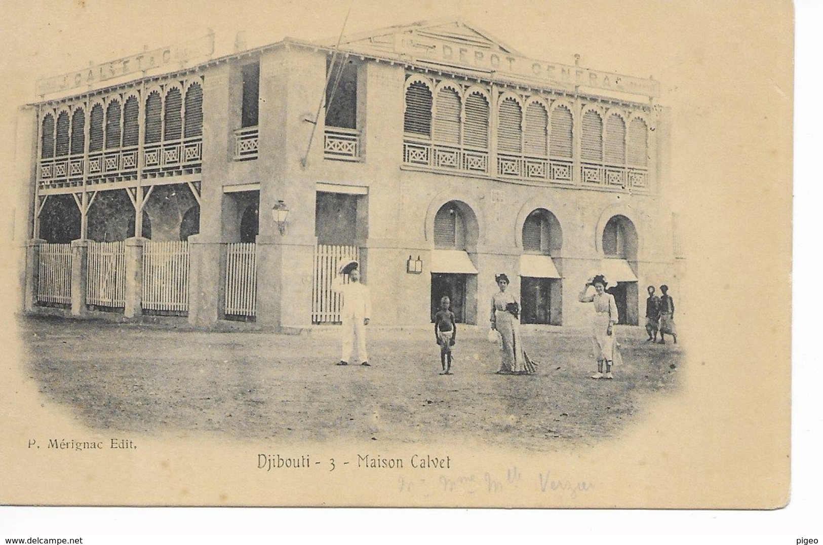 DJIBOUTI  -  MAISON  CALVET - Djibouti