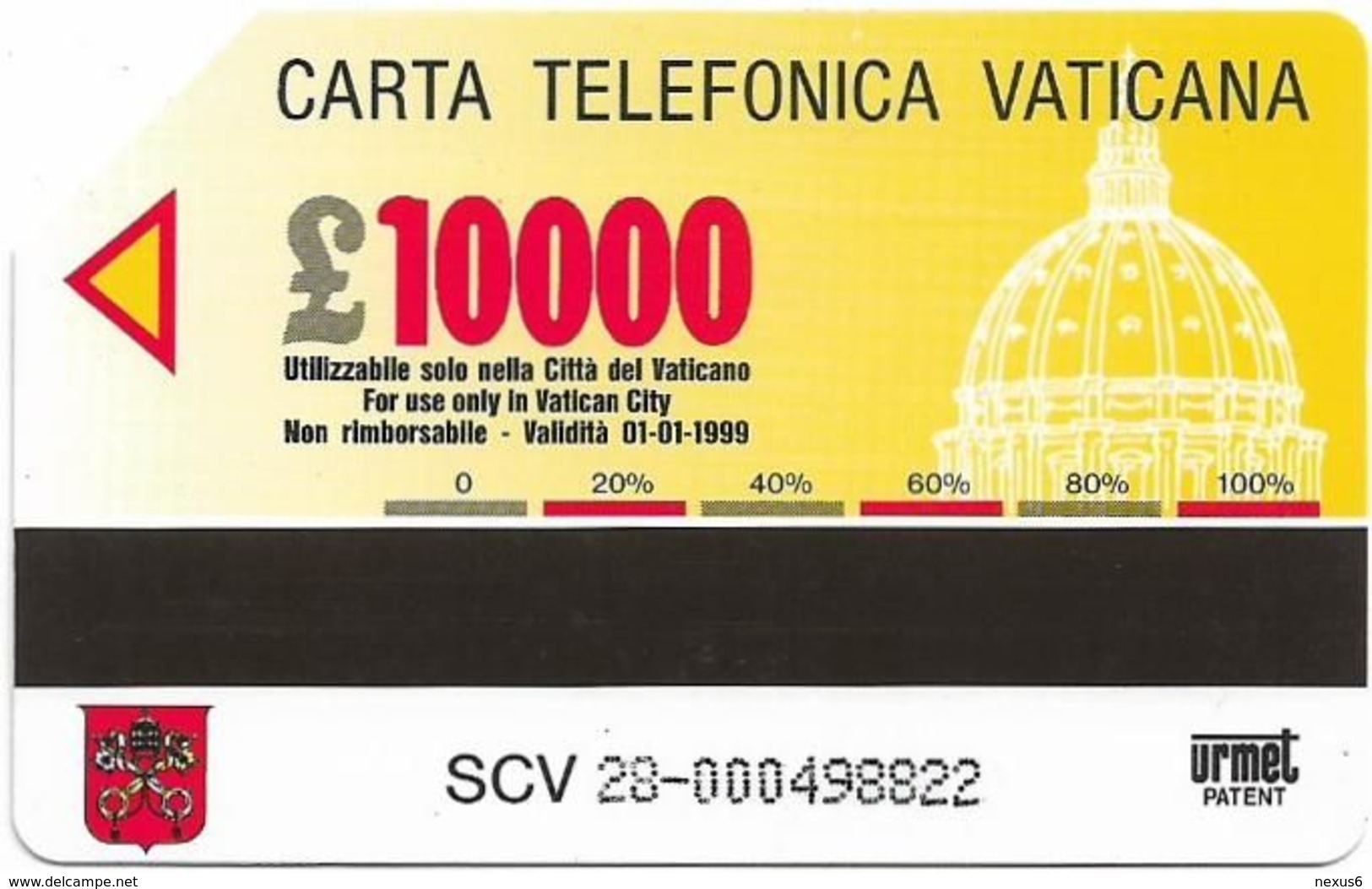 Vatican - S. Giovanni Di Dio - 10.000V₤, 1997, 23.900ex, Used - Vatican