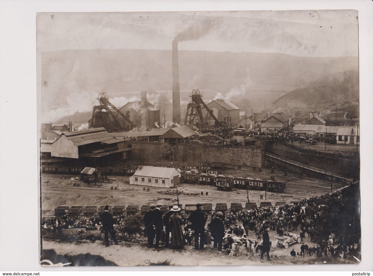 MINE AFTER EXPLOSION Senghenydd Colliery Disaster Caerphilly Glamorgan WalES 25*20 Cm Fonds Victor FORBIN (1864-1947) - Berufe