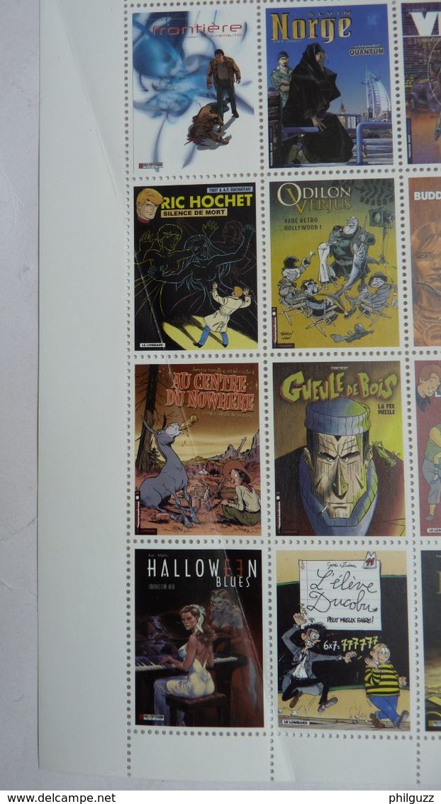 TRES BEAU DOSSIER DE PRESSE LE LOMBARD 60 ANS En BE - AVEC RARE PLANCHE DE TIMBRES - Press Books