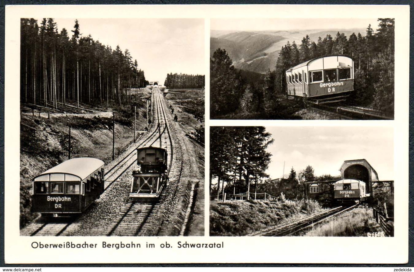 D7895 - Oberweißbacher Bergbahn Seilbahn - Richard Zieschank - Funiculaires