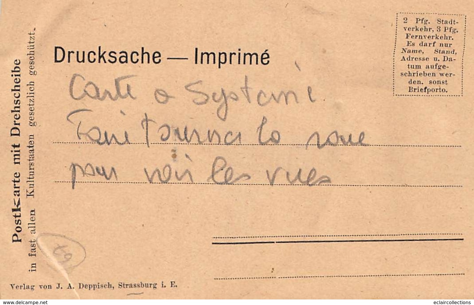 Rappoltsweiler       68          Carte A Système Façon Montgolfière      (voir Scan) - Sonstige & Ohne Zuordnung