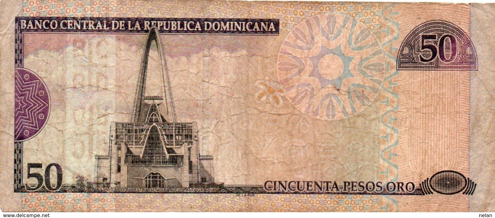 DOMINICAN REPUBLIC  50 PESOS ORO 2006 P-176a  Circ - República Dominicana