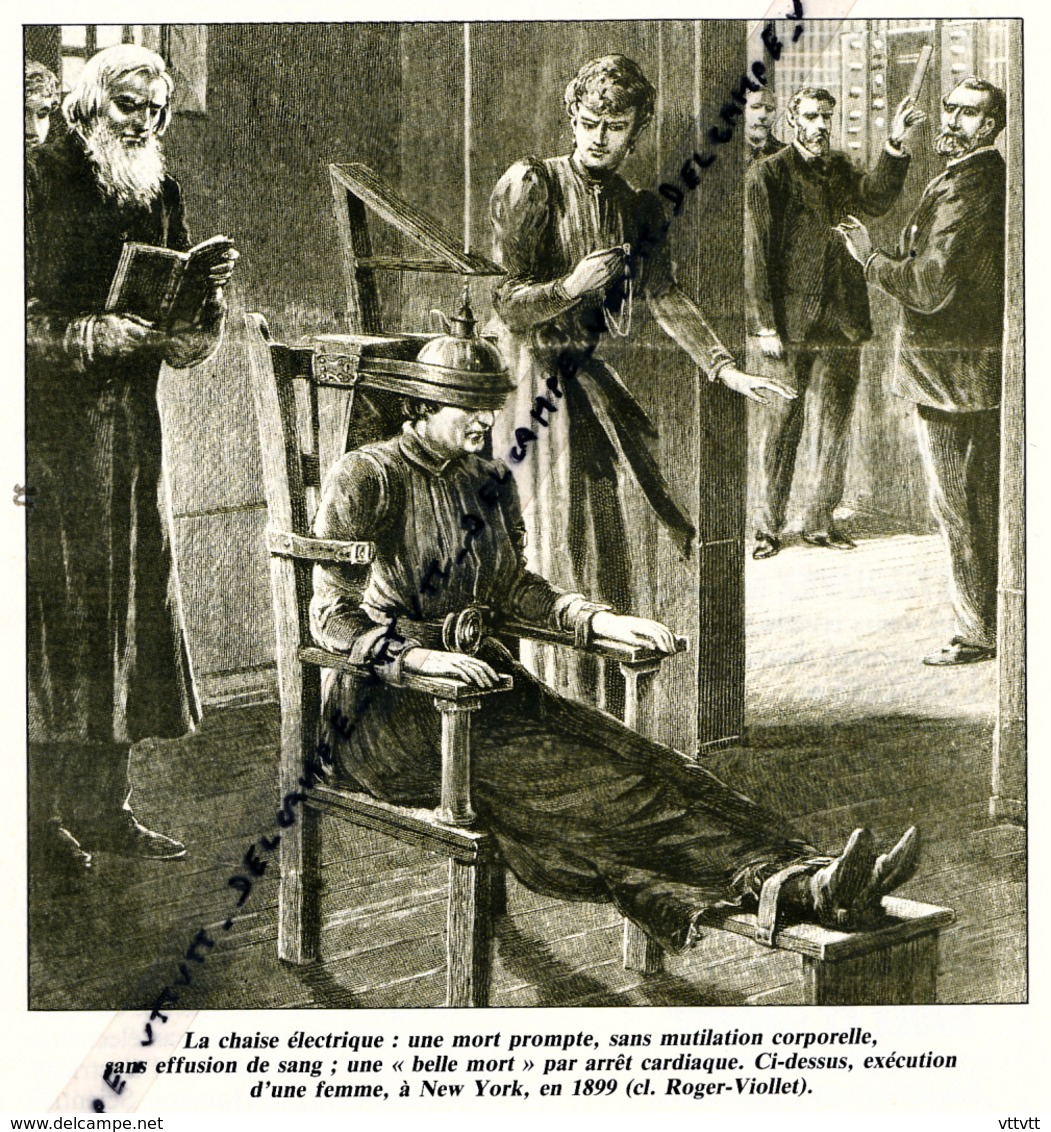 PEINE DE MORT, LA CHAISE ÉLECTRIQUE : Exécution D'une Femme, à New-York En 1899, Prêtre, - Verzamelingen