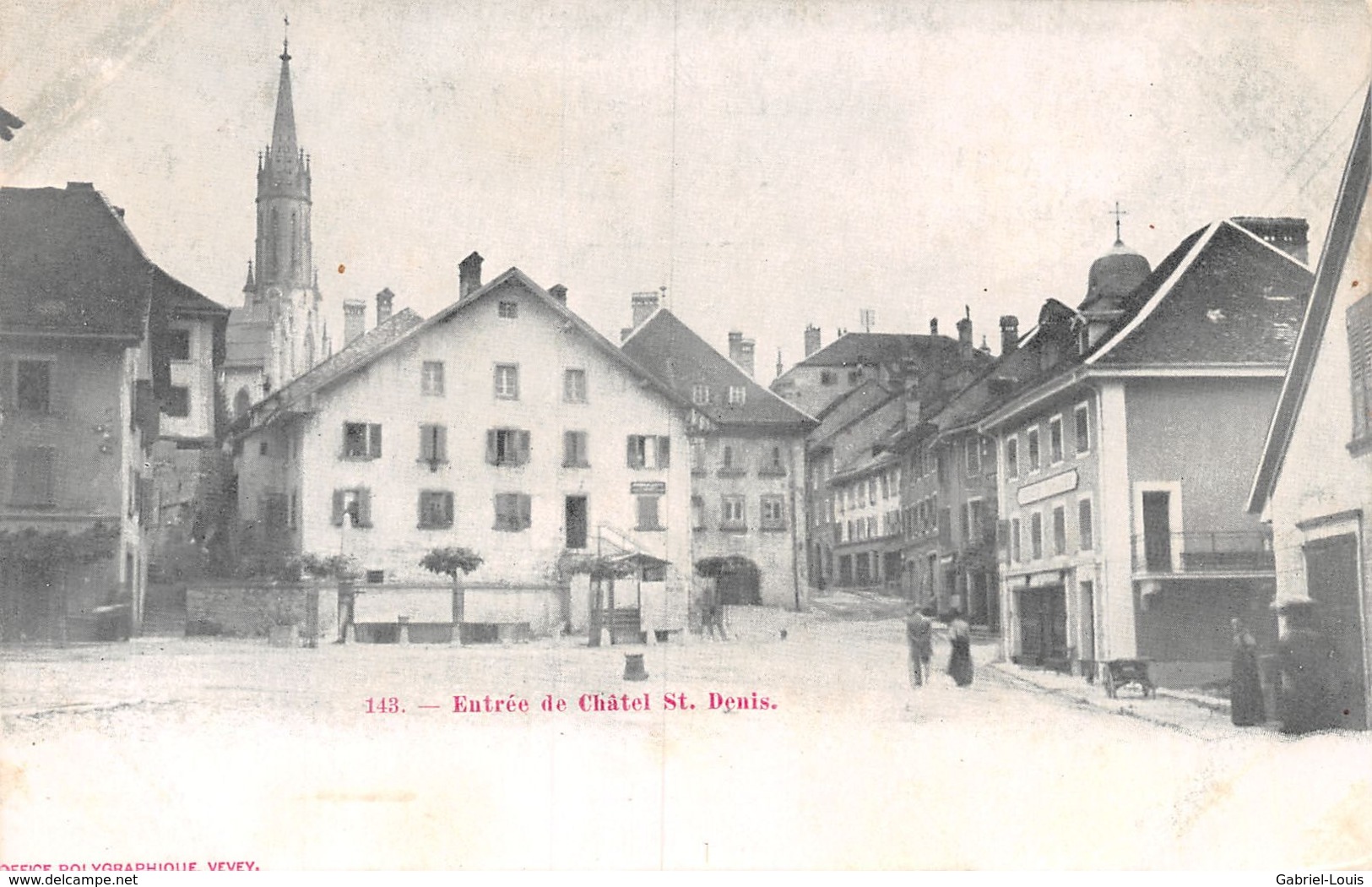 Châtel St. Denis - Entrée Du Village - Châtel-Saint-Denis