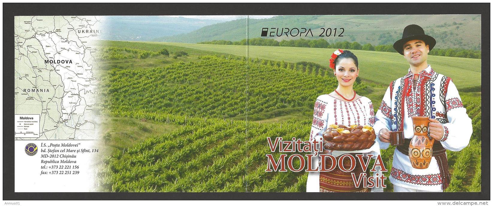 Moldova, Moldawien, Moldavia, 2012  Europa CEPT  Booklet, MH 17 - Moldova