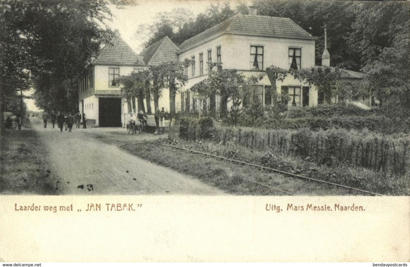 Nederland, BUSSUM, Logement Jan Tabak, Laarderweg (1907) Ansichtkaart - Bussum