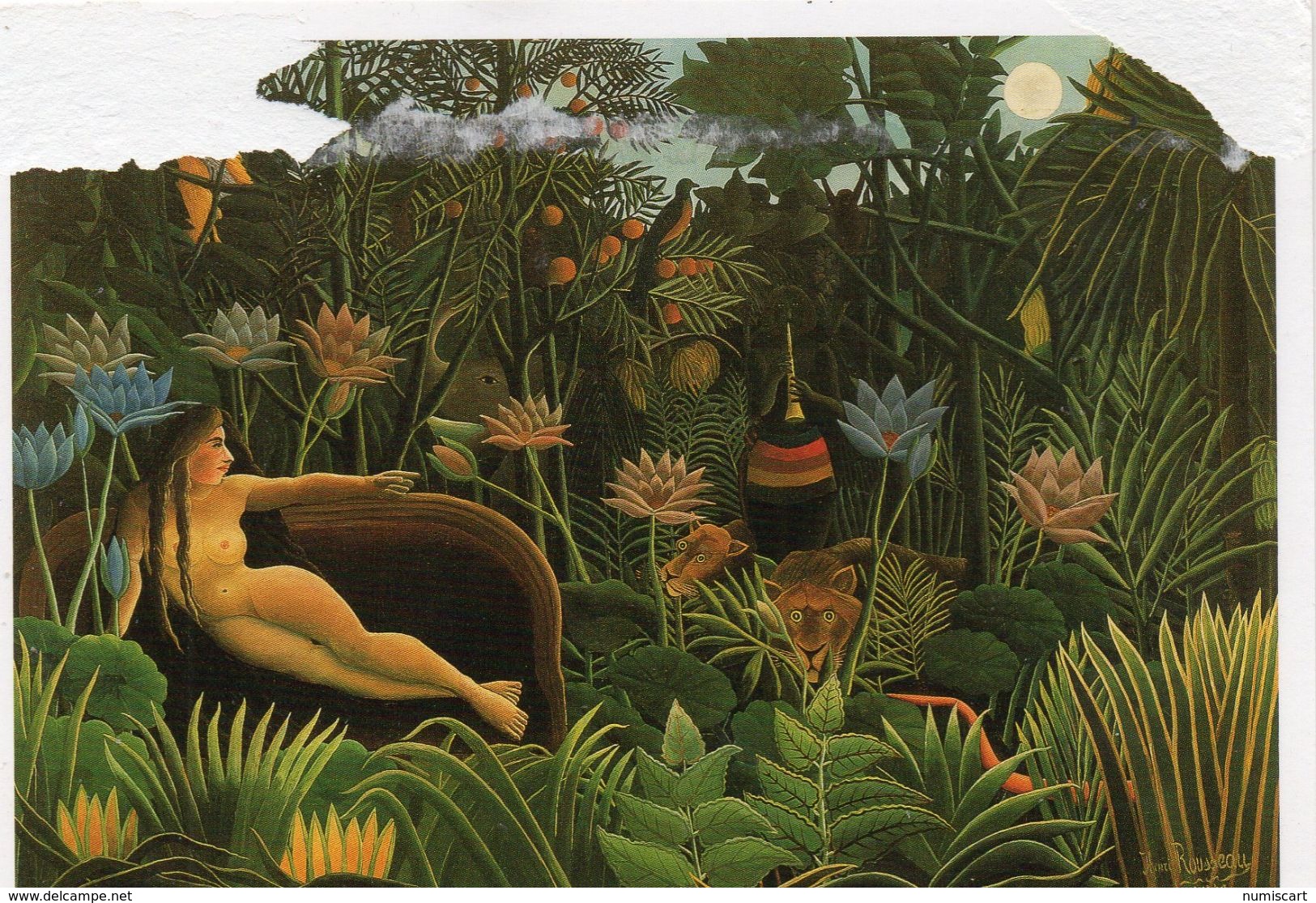 New York The Museum Of Modern Art Henri Rousseau "The Dream" Peintre Peinture Artiste - Museos