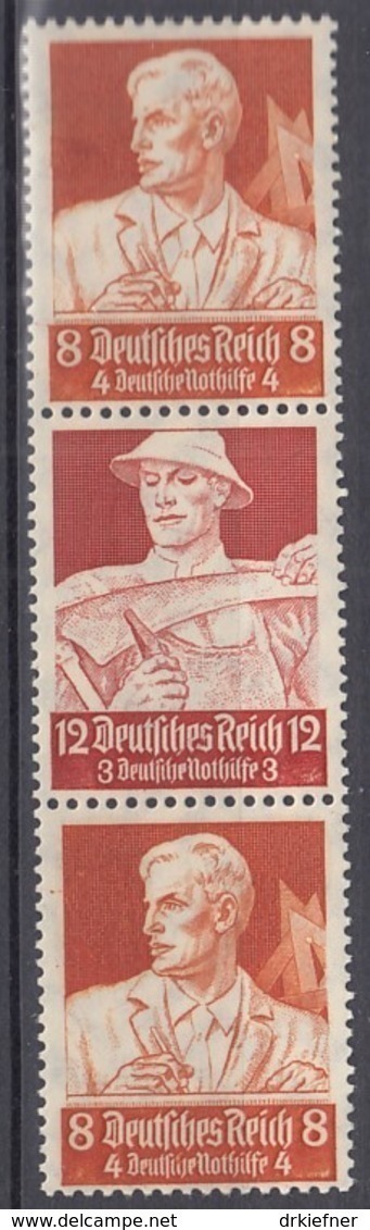DR S 228, Postfrisch**,  Nothilfe: Berufsstände 1934 - Se-Tenant