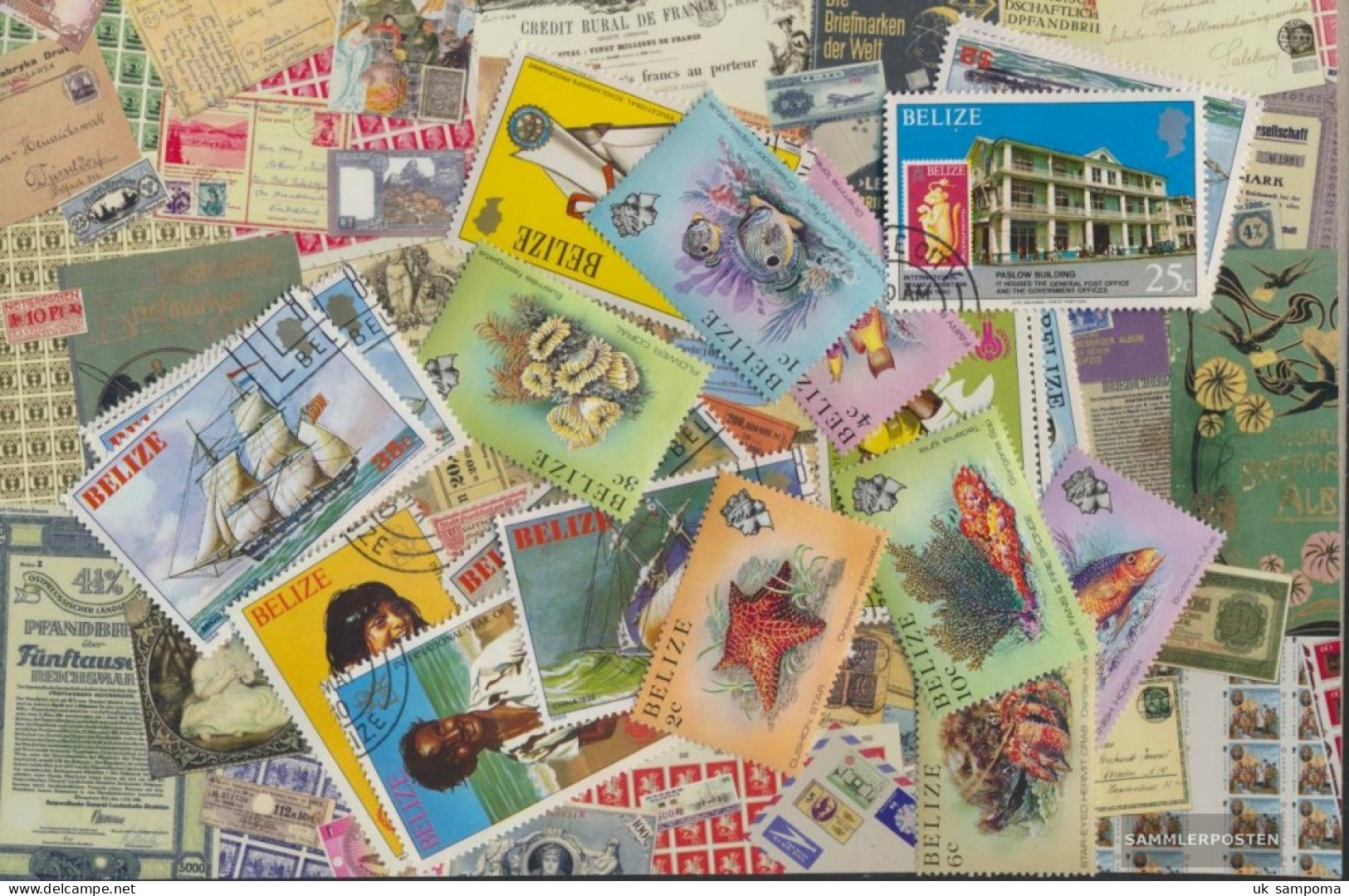 Belize 25 Different Stamps - Belize (1973-...)