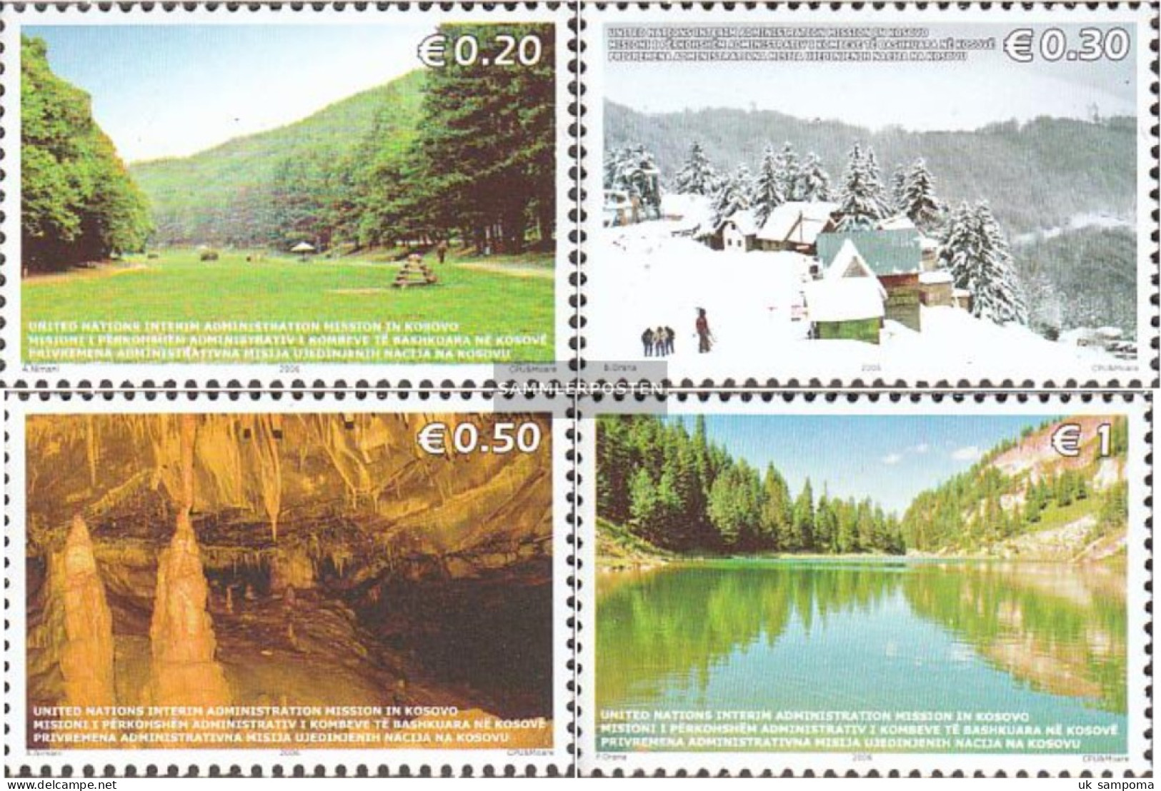 Kosovo 54-57 (complete Issue) Unmounted Mint / Never Hinged 2006 Tourism - Unused Stamps