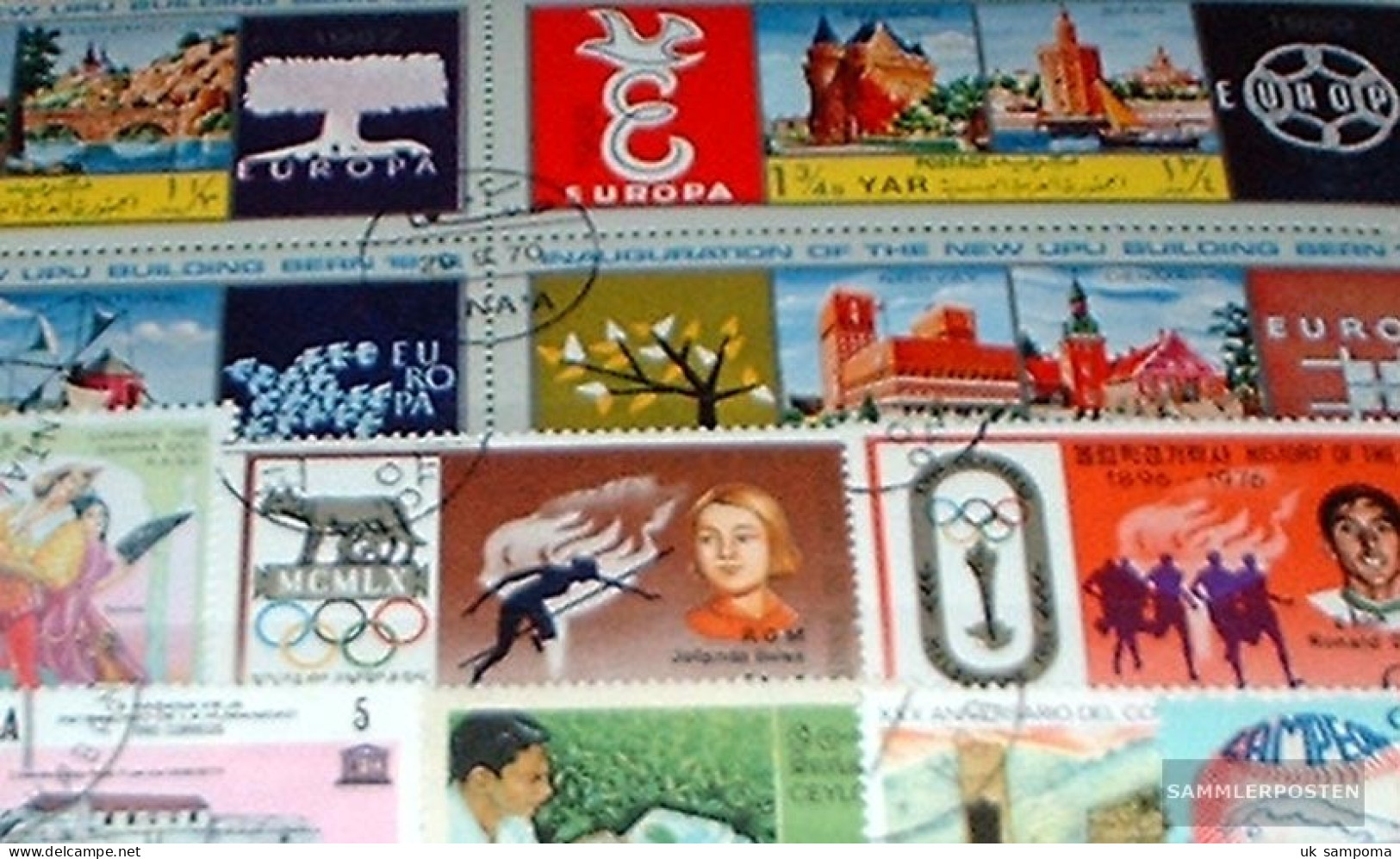 All World 300 Different Stamps  Overseas - Mezclas (max 999 Sellos)