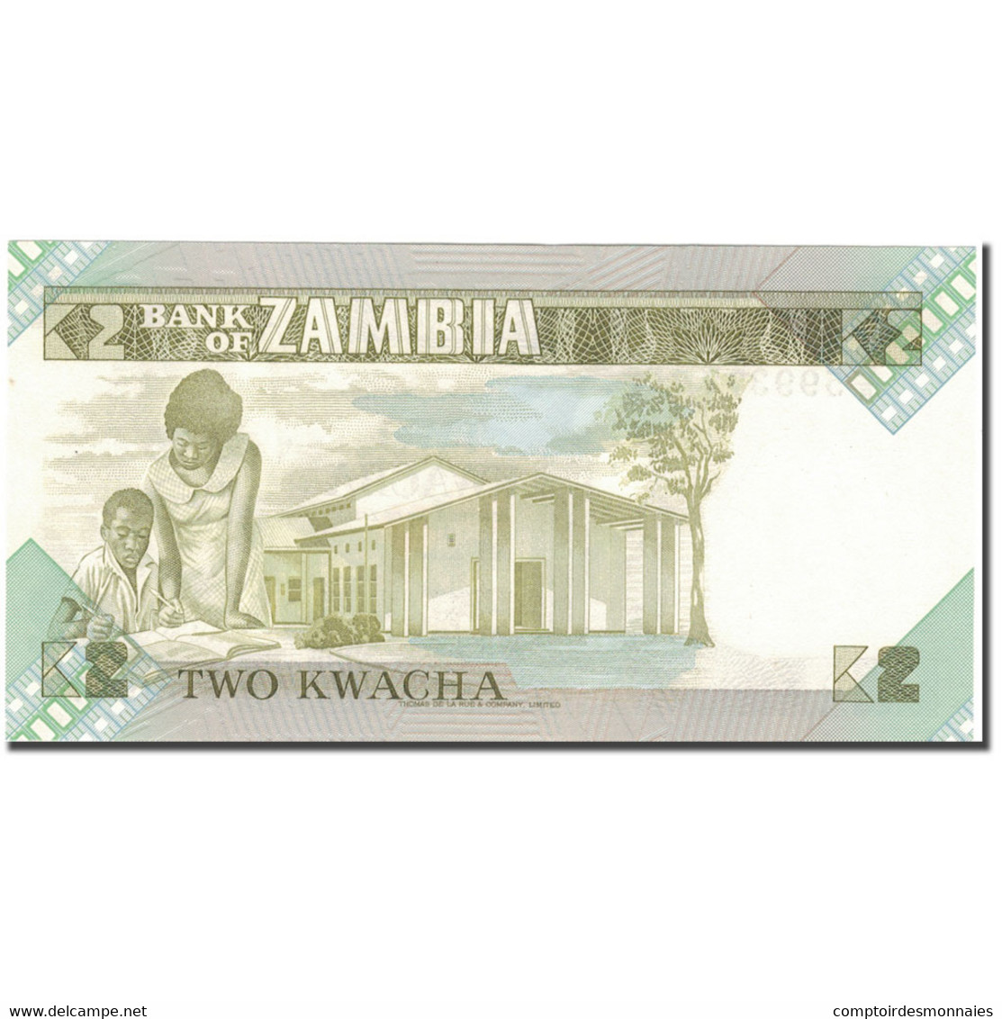 Billet, Zambie, 2 Kwacha, Undated (1968), KM:6a, NEUF - Zambie