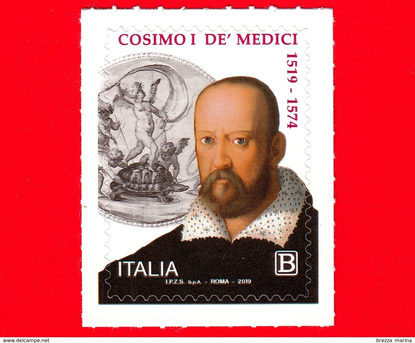 Nuovo - MNH - ITALIA - 2019 - 500 Anni Della Nascita Di Cosimo I De’ Medici – Ritratto - B - 2011-20: Nieuw/plakker