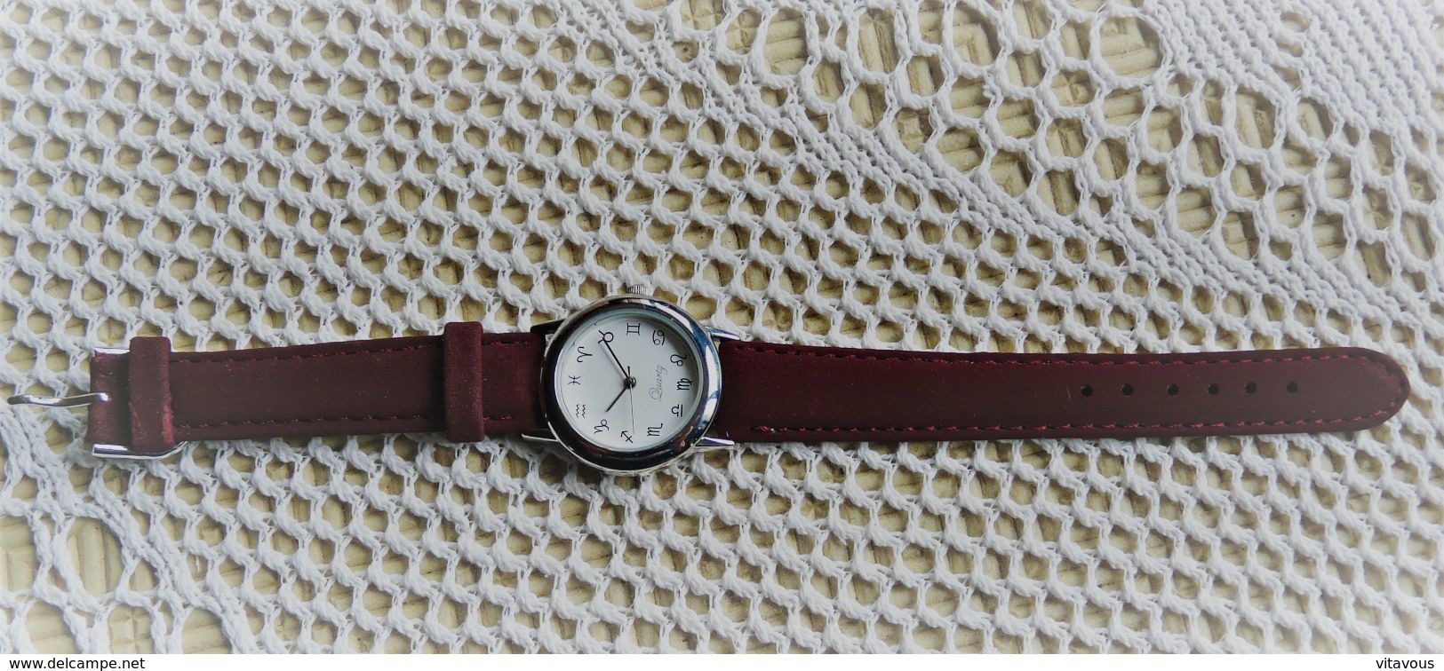 Montre à Quartz Pub Fabbri  -  Bracelet  D'origine Marron - Advertisement Watches