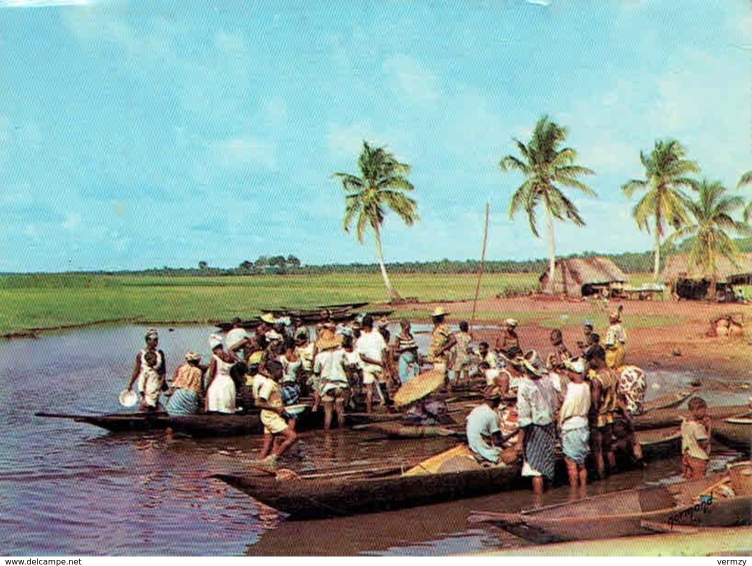 GANVIE : Marché Sur L'eau - Dahomey