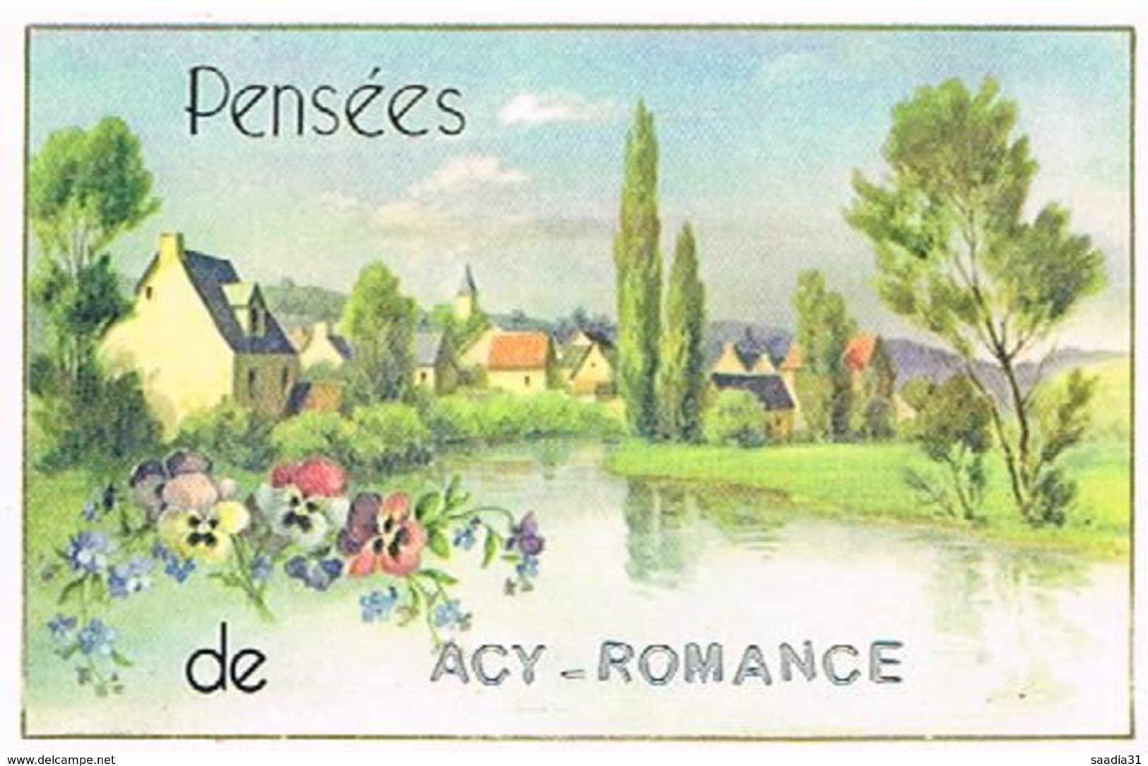 08  PENSEES  DE ACY- ROMANCE   CPM  TBE  34 - Other & Unclassified