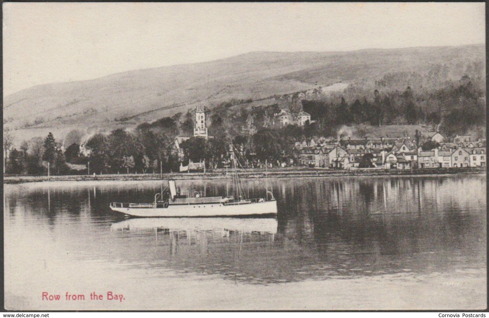 Row From The Bay, Dunbartonshire, C.1905-10 - Row Post Office Postcard - Dunbartonshire