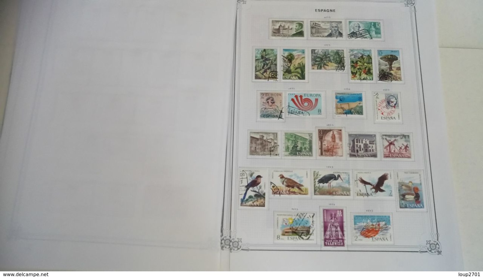 DP034 GROS LOT FEUILLES ESPAGNE NEUFS / OB A TRIER COTE++ DÉPART 10€