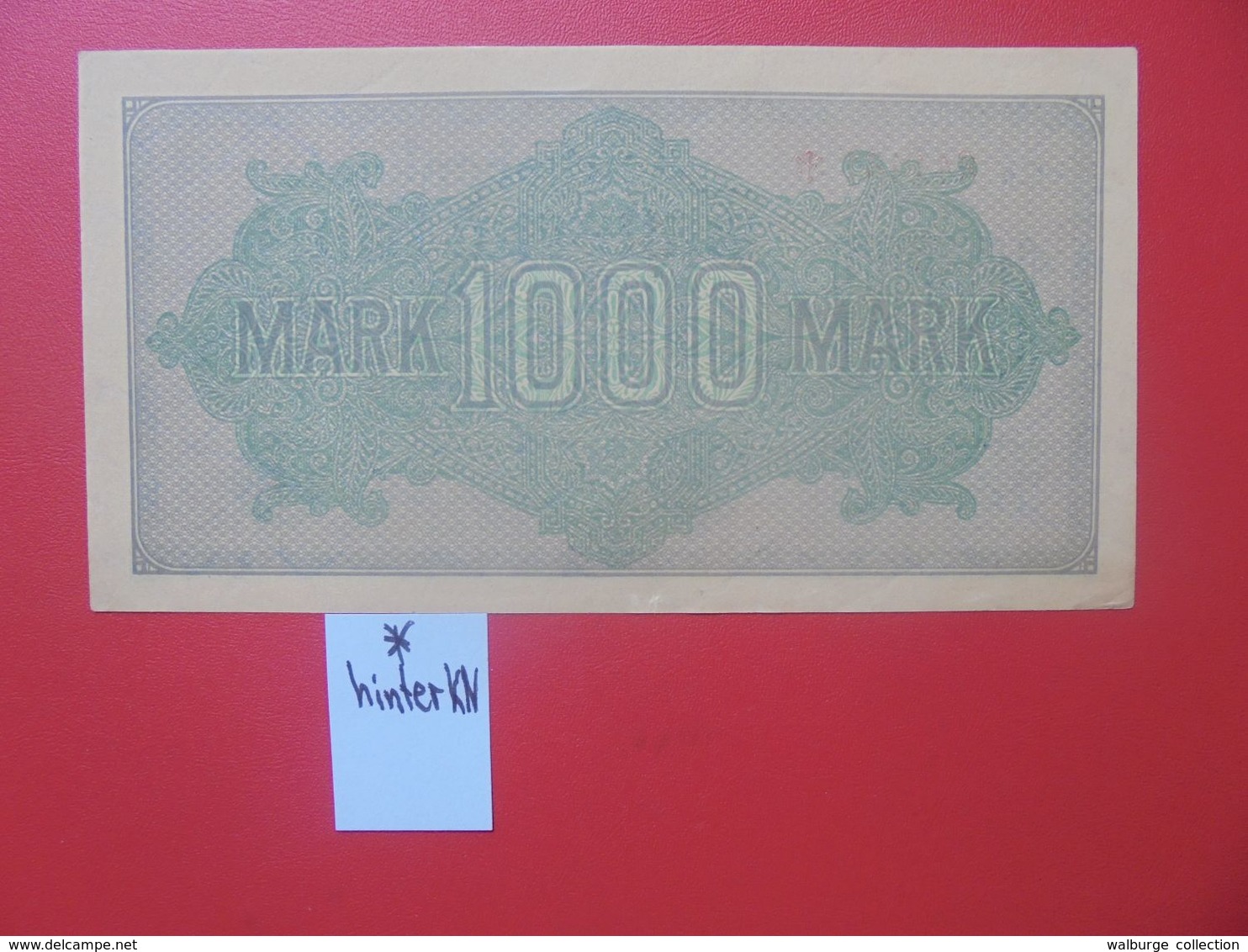 Reichsbanknote 1000 MARK 1922 VARIANTE CIRCULER (B.15) - 1.000 Mark