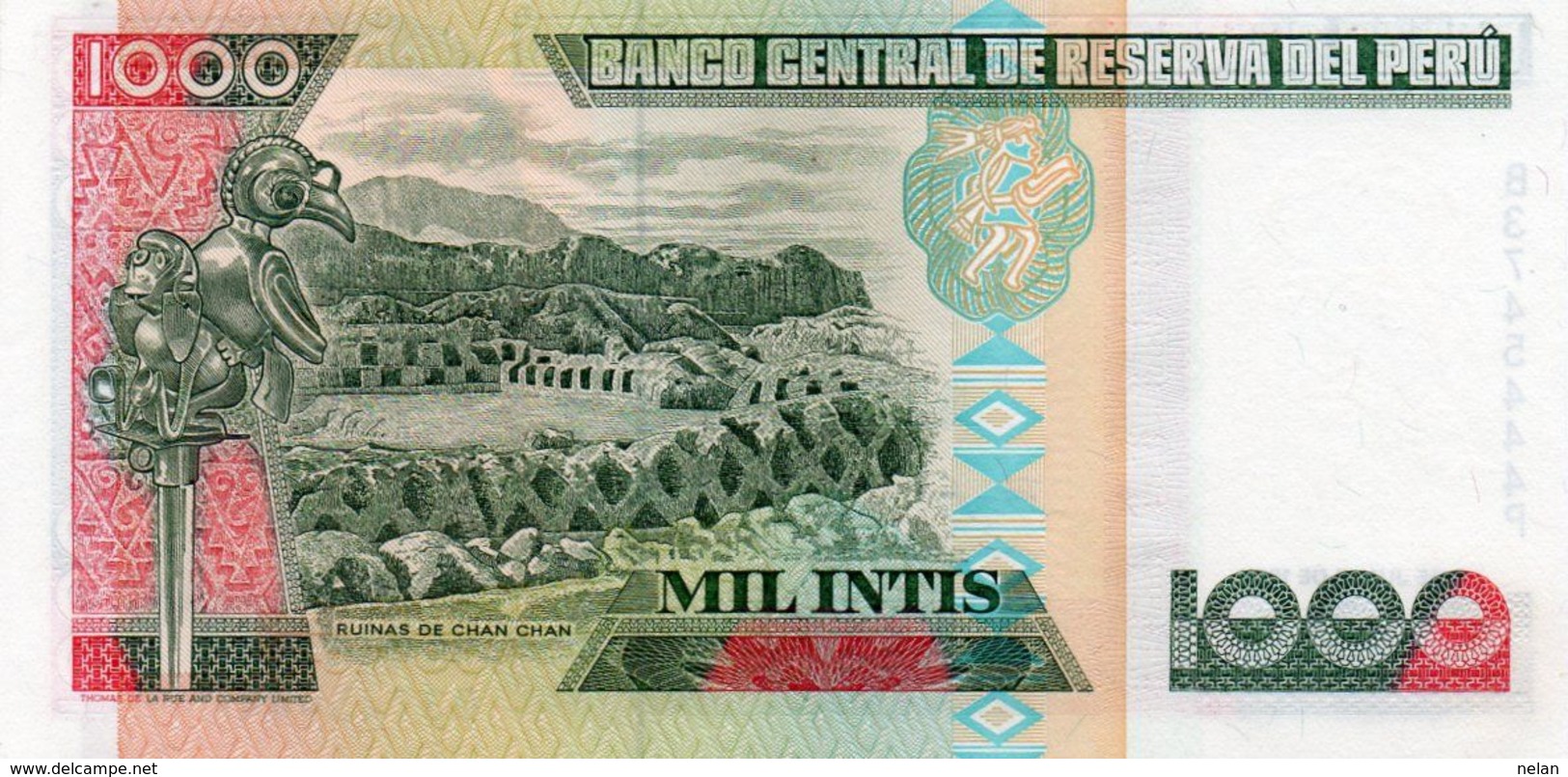 PERU 1000 INTIS 1988 P-136b2  UNC - Pérou