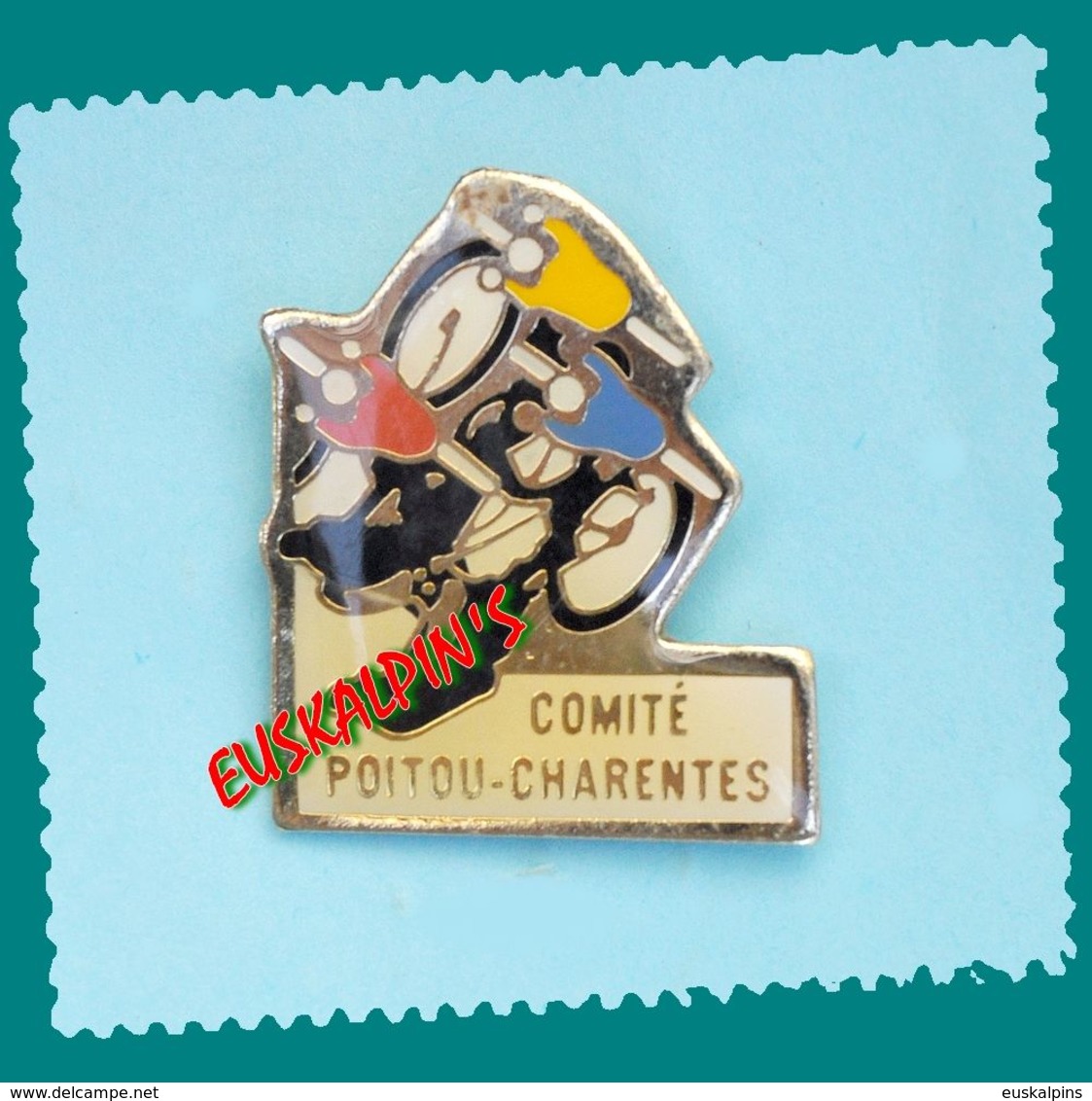 Pin's Cyclisme , Vélo, Comité Régional De POITOU CHARENTE - Cyclisme