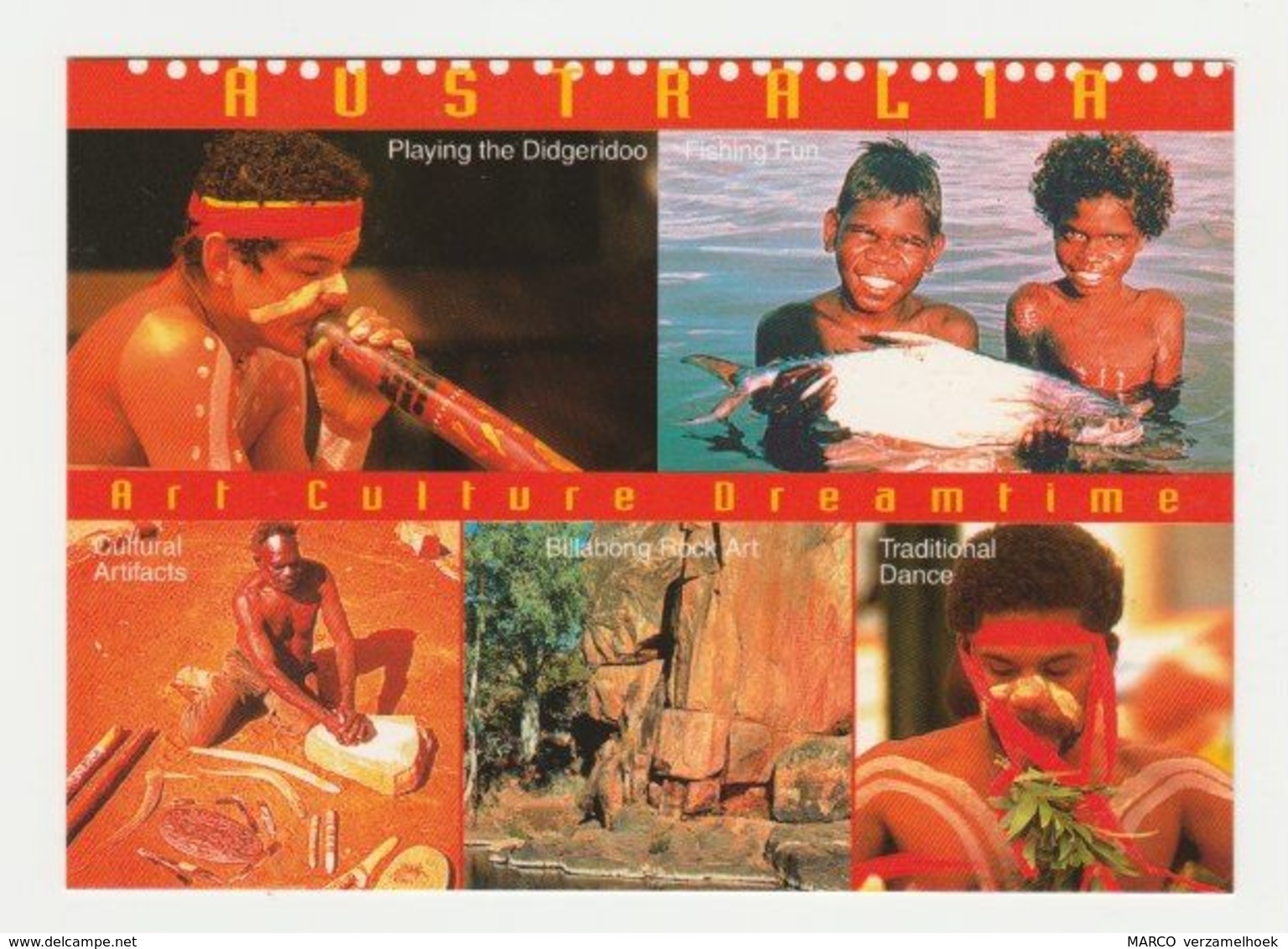 Ansichtkaart-postcard Aboriginals Art Culture Dreamtime Australia (AUS) - Aborigines