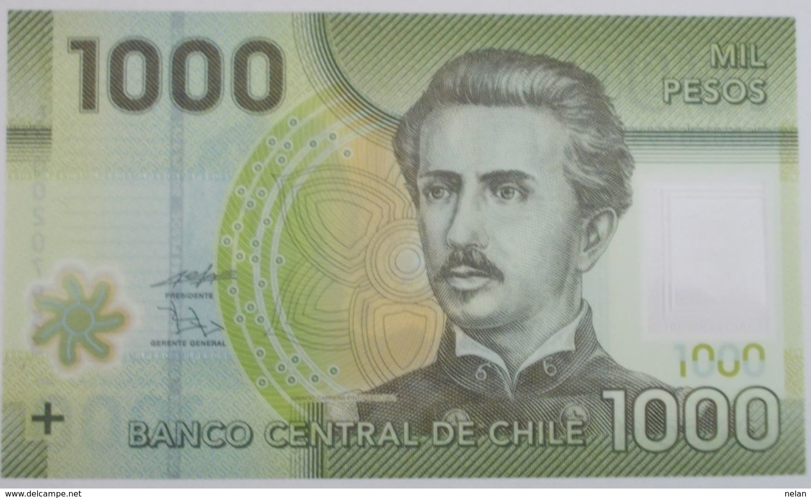 CILE 1000 PESOS 2011 P-161b UNC POLYMER - Chile