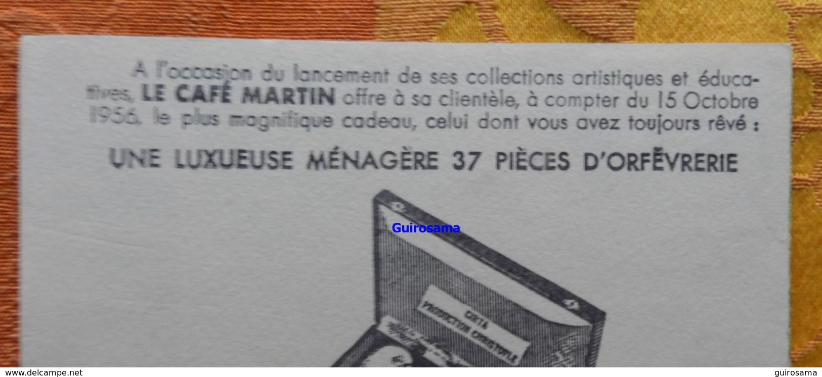 Buvard Le Café Martin : La Vie Au Grand Air - Ménagère à Gagner - 1956 - Café & Thé