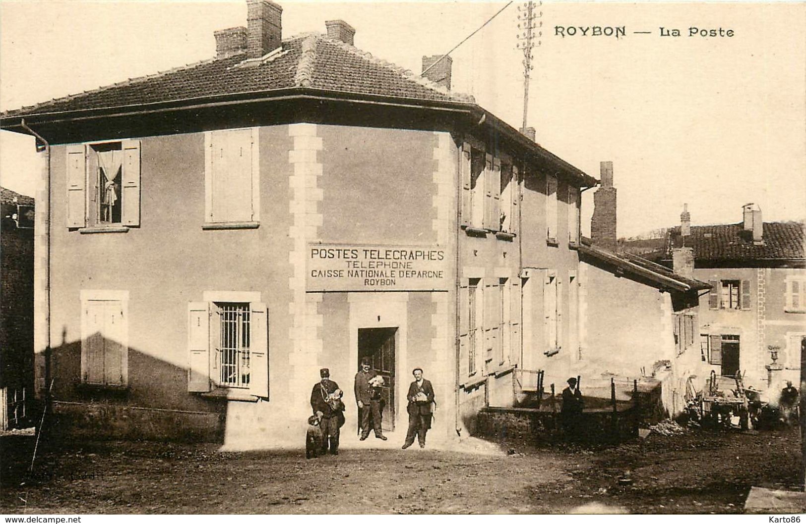 Roybon * La Poste * Caisse Nationale D'épargne * Banque * Facteur - Roybon