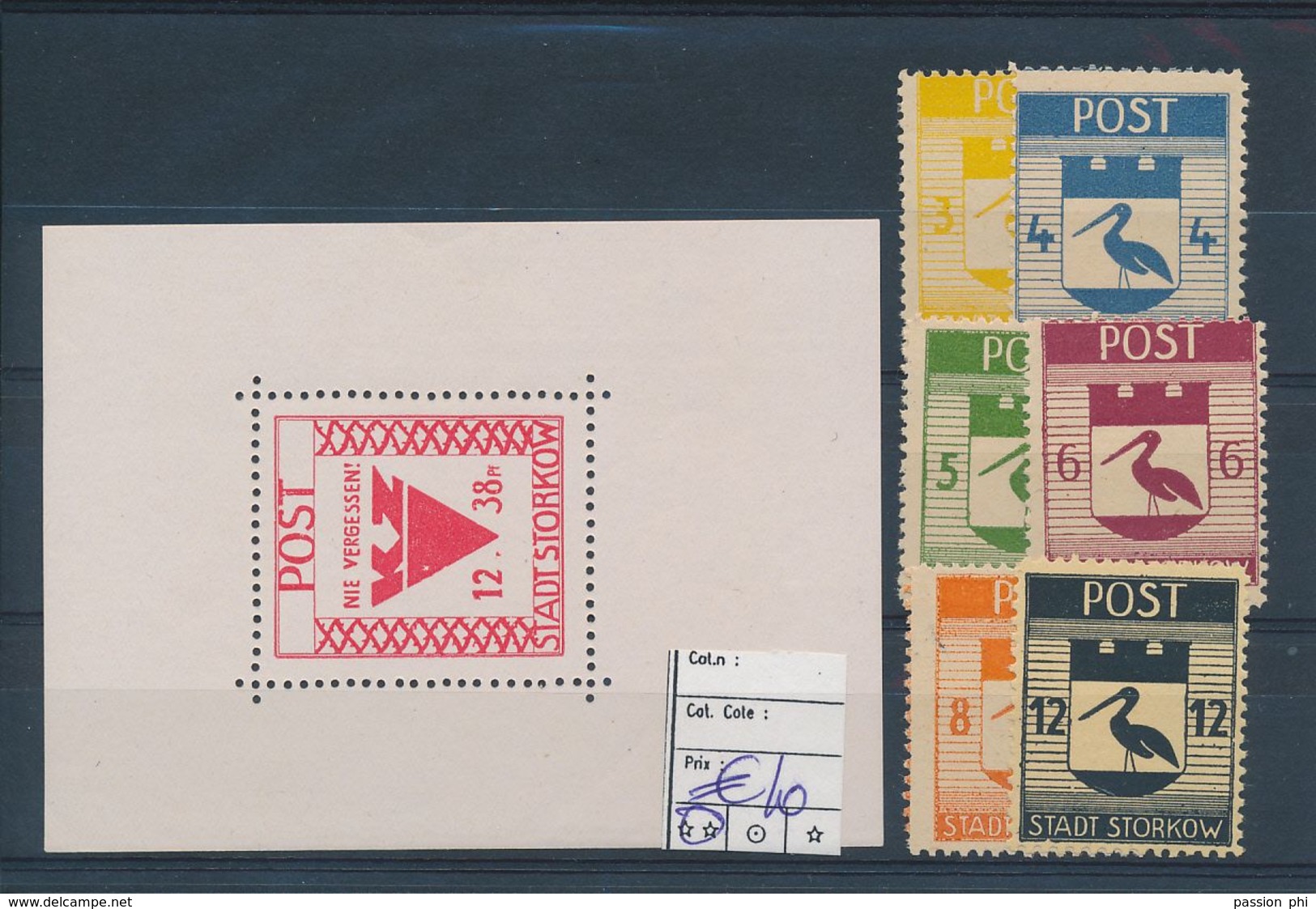 GERMANY STADT STORKOW SELECTION MNH - Other & Unclassified