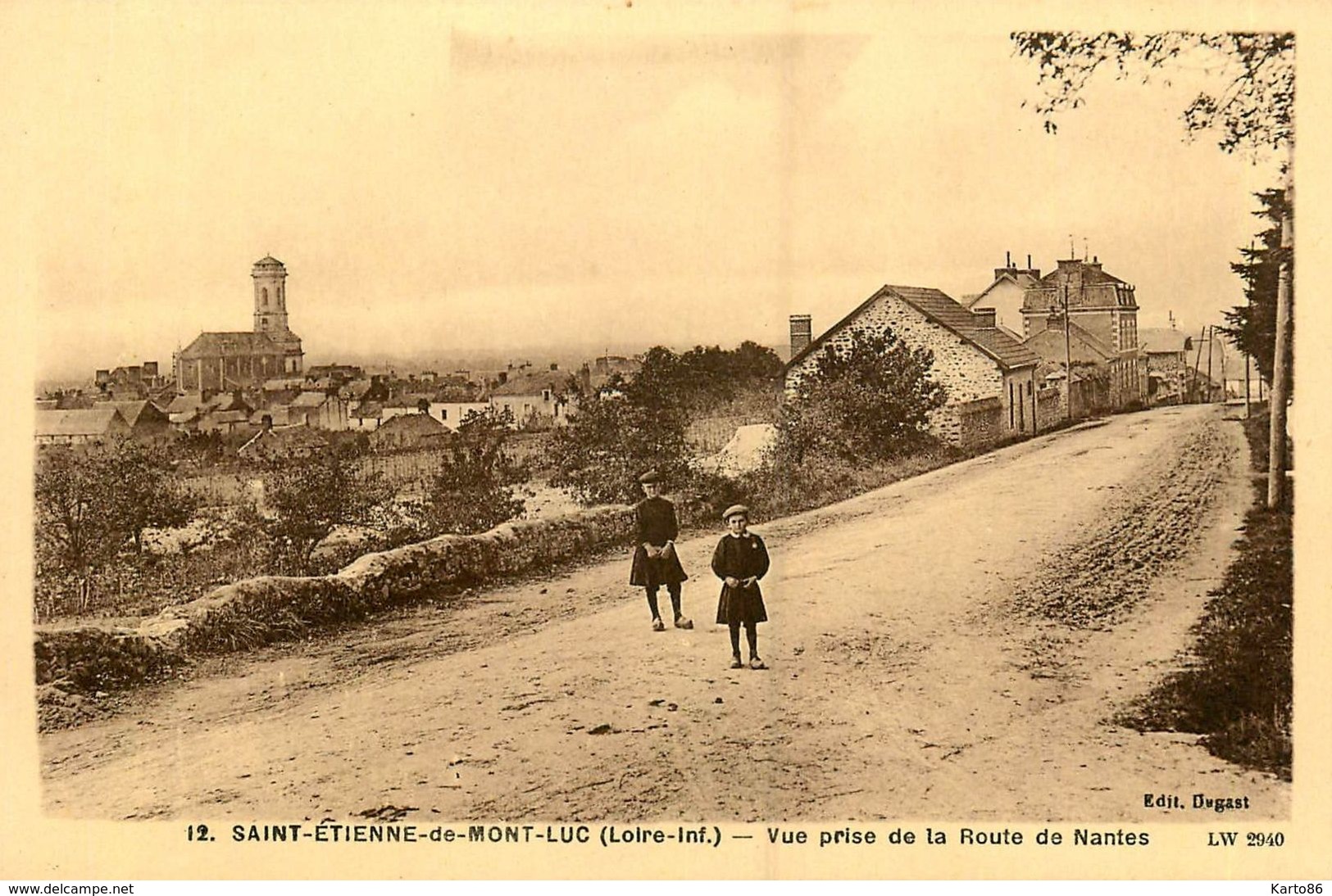 St Etienne De Montluc * Vue Prise De La Route De Nantes - Saint Etienne De Montluc