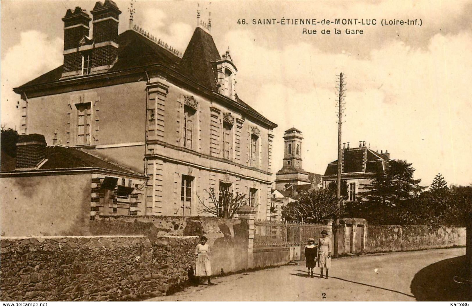 St Etienne De Montluc * Rue De La Gare - Saint Etienne De Montluc
