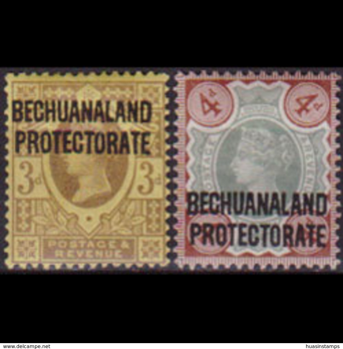 BECHUANALAND 1997 - Scott# 72-3 Queen Opt. 3-4p LH - Other & Unclassified