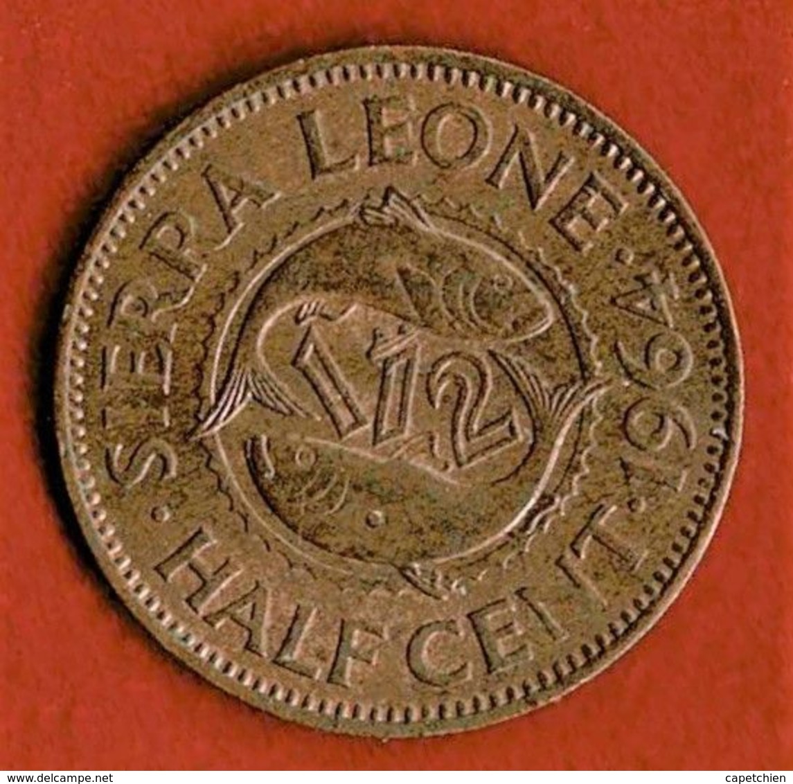 SIERRA LEONE / HALF CENT / 1964 - Libya