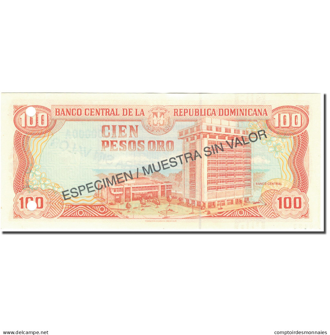 Billet, Dominican Republic, 100 Pesos Oro, 1997, 1997, Specimen, KM:156s1, SPL - República Dominicana
