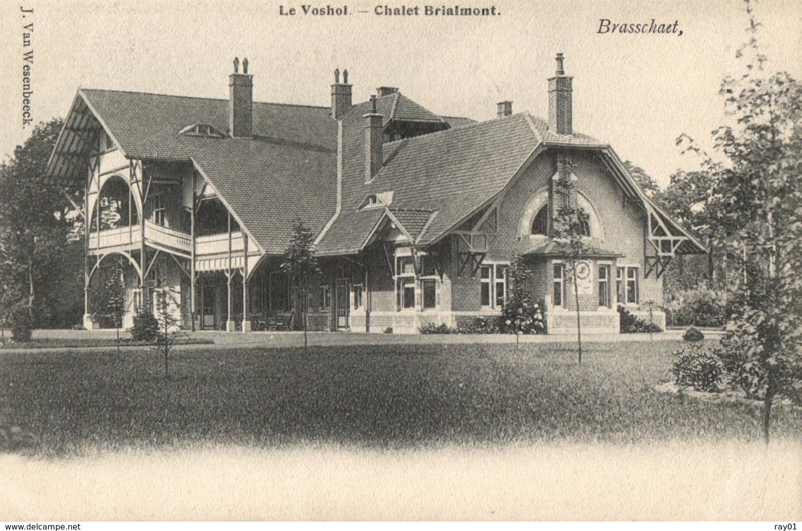BELGIQUE - ANVERS - BRASSCHAET - BRASSCHAAT - Le Vosshol - Chalet Brialmont. - Brasschaat