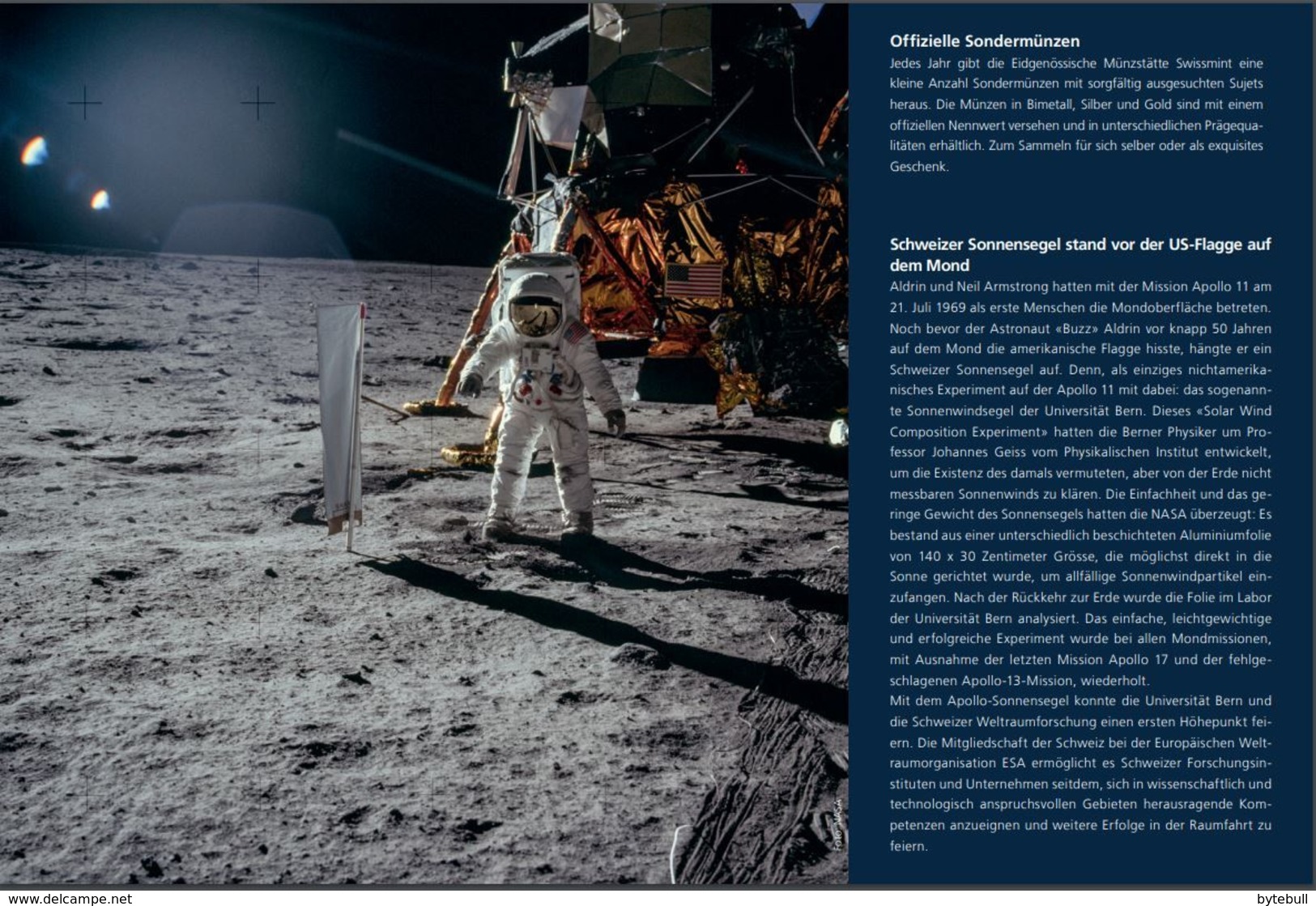 Schweiz, 50 Jahre Mondlandung. Silber, Polierte Platte, 4'750 Stk, Moon Landing - Otros & Sin Clasificación