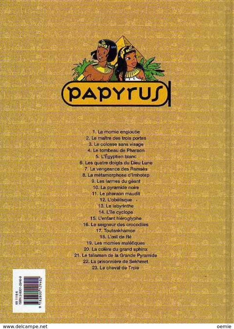 L ODYSEE DE PAPYRUS  °°°°°°  LE CHEVAL DE TROIE - Papyrus