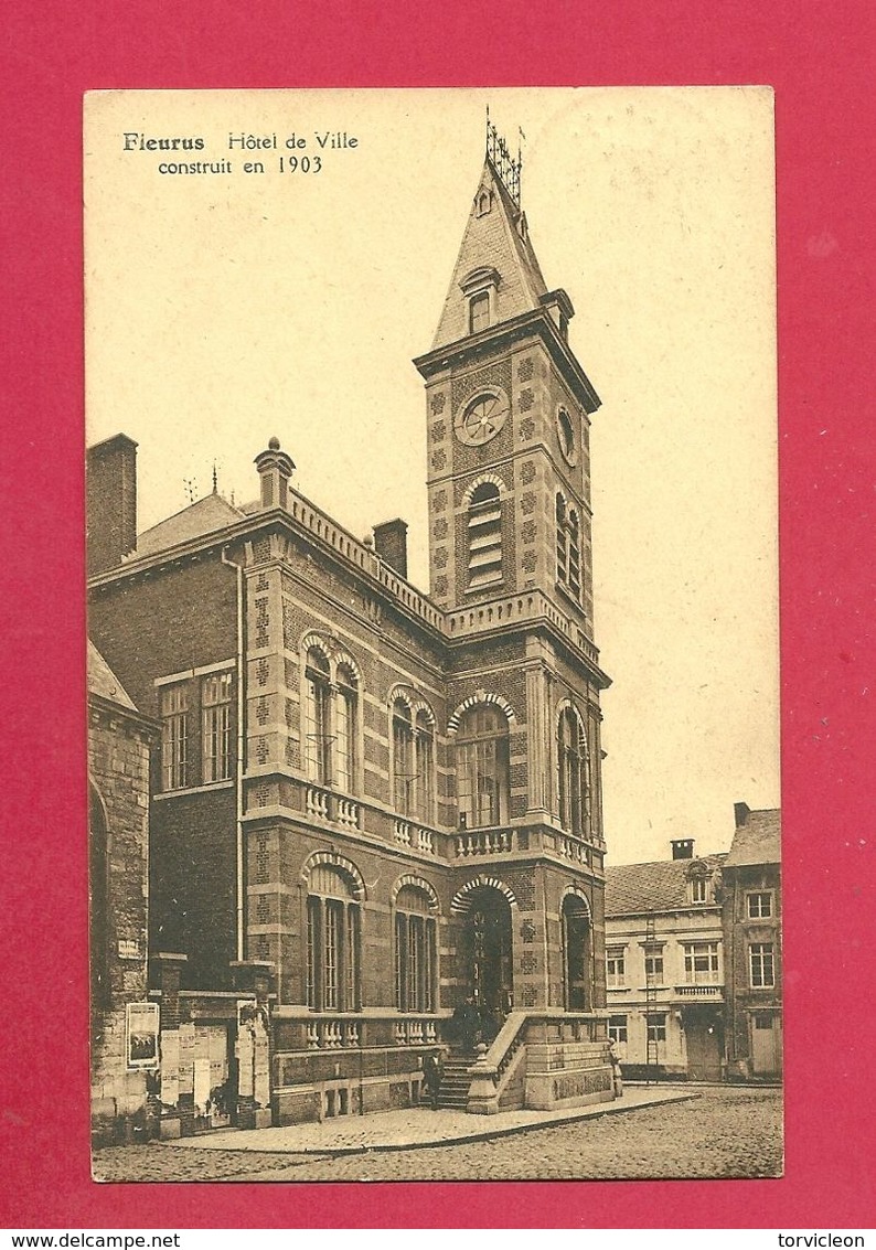 C.P. Fleurus =  Hôtel  De Ville  1903 - Fleurus