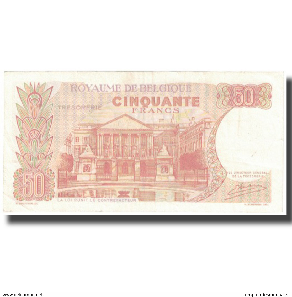 Billet, Belgique, 50 Francs, 1966, 1966-05-16, KM:139, TTB - Autres & Non Classés