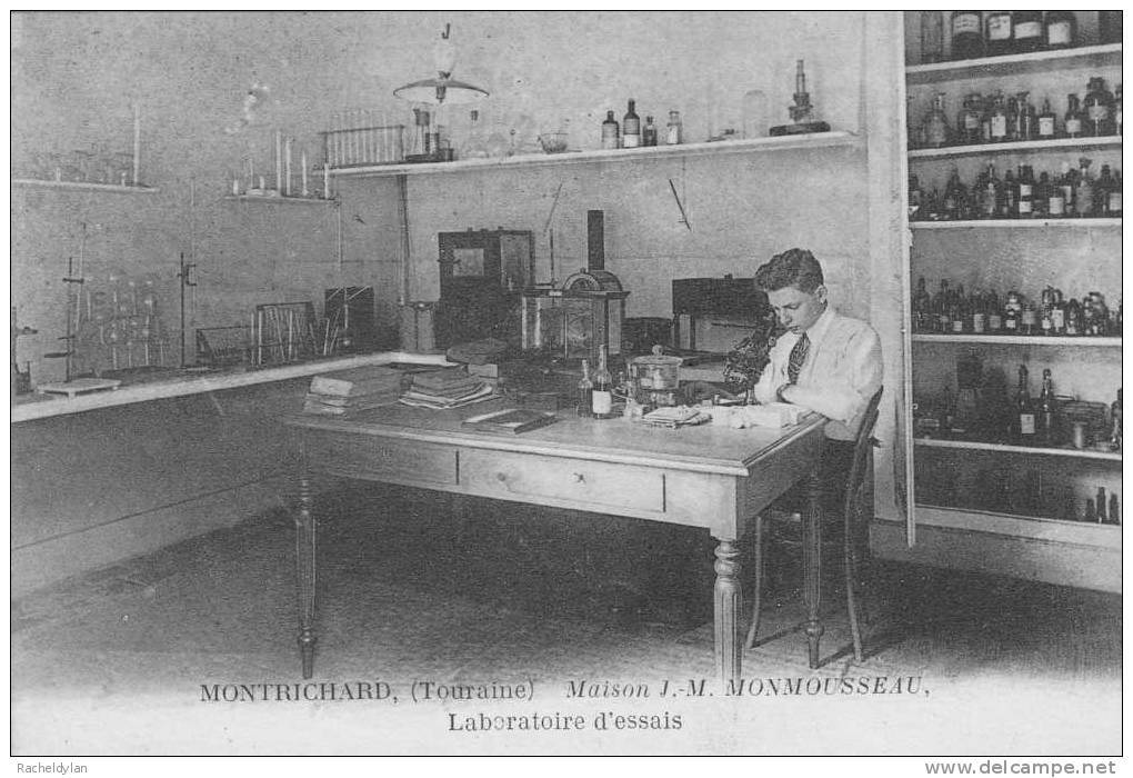 MONTRICHARD ( TOURAINE ) TBE " Maison J.M MONMOUSSEAU, Laboratoire D'essai " - Montrichard