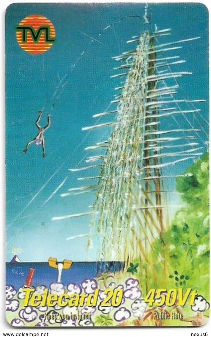 Vanuatu - Telecom Vanuatu - Gaul Jump, Remote Mem. 450vt, Letraset CN. 11 Numbers, Exp.31.12.2003, Used - Vanuatu