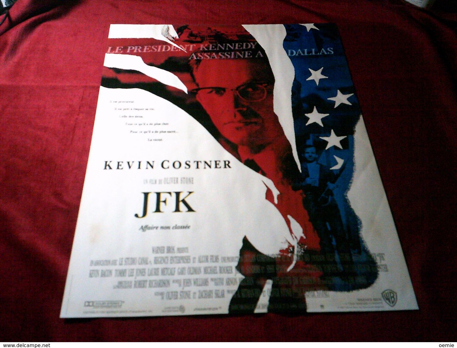 JFK  UN FILM DE OLIVER STONE AVEC KEVIN COSTNER - Affiches & Posters