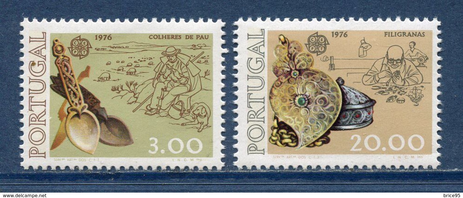 Portugal - YT N° 1291 Et 1292 - Neuf Sans Charnière - 1976 - Ungebraucht