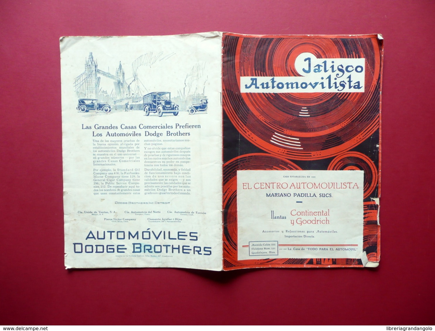 Jalisco Automovilista Mariano Padilla Anno II Num. 17 Maggio 1926 Messico Auto - Non Classés