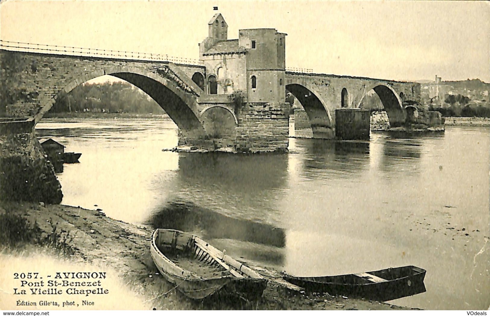 029 129 - CPA - France (84) Vaucluse - Avignon - Pont St-Benezet - Avignon (Palais & Pont)