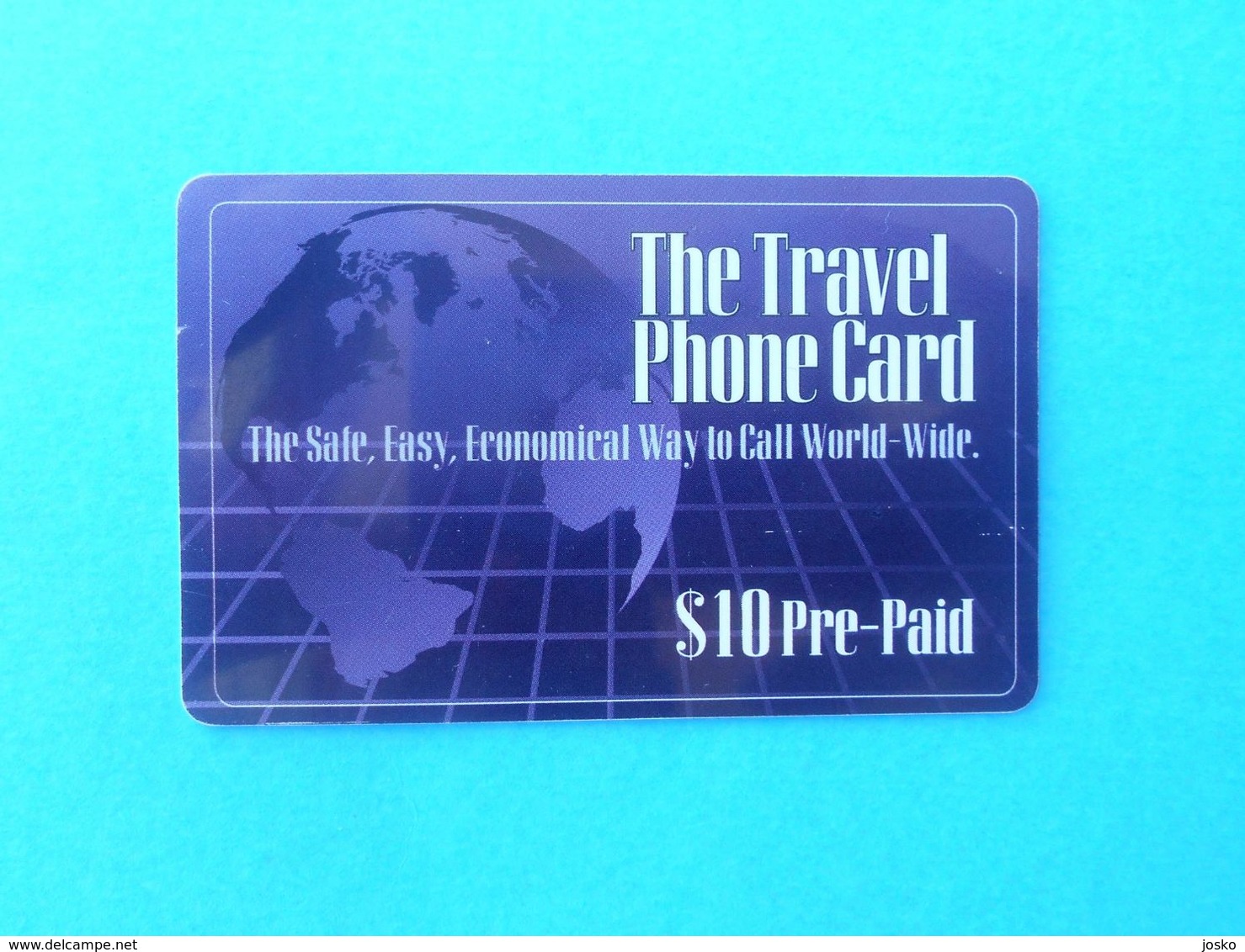 THE TRAVEL PHONE CARD - $10 ( Usa Prepaid Phone Card ) Calling Card Prépayée Carte Carta Prepagata Remote GSM - Autres & Non Classés