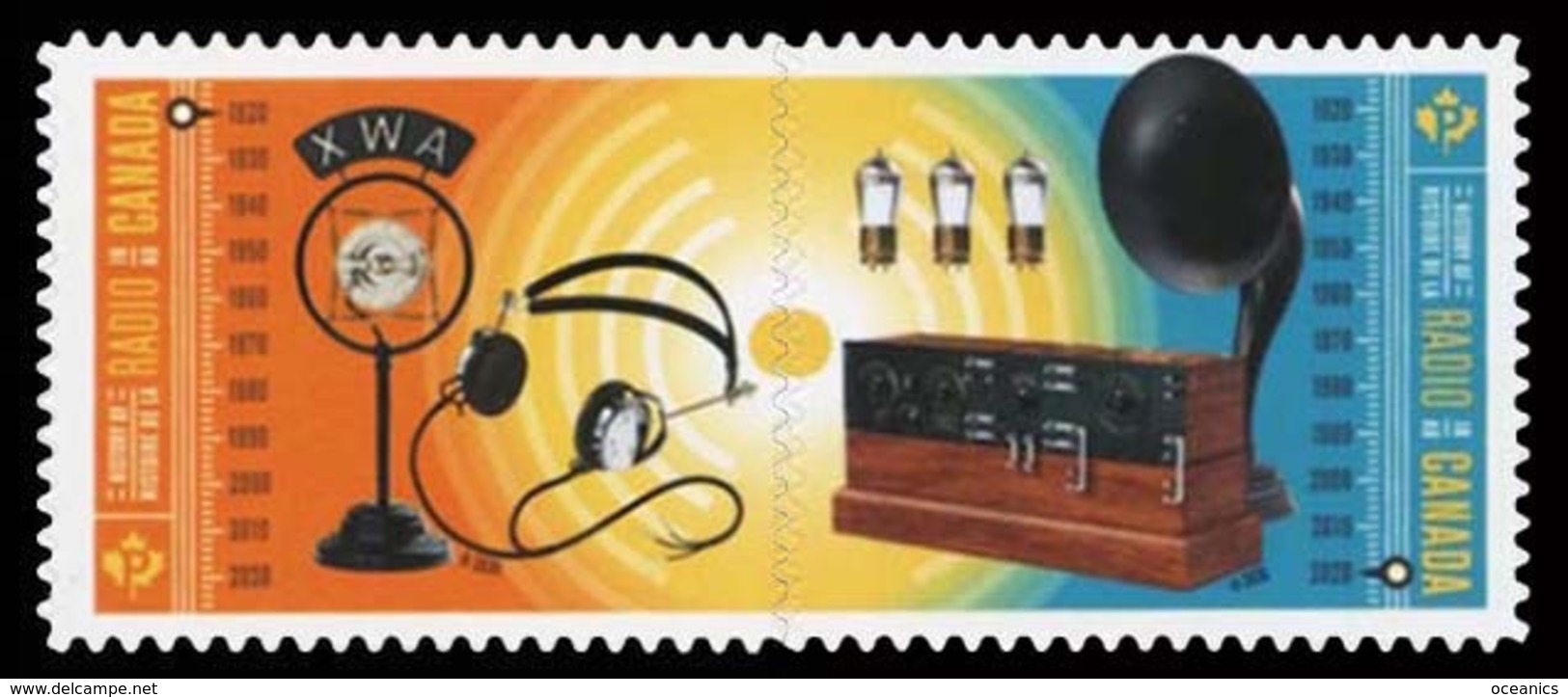 Canada (Scott No.3243a - Radio Canada) [**]  Pair - Ongebruikt